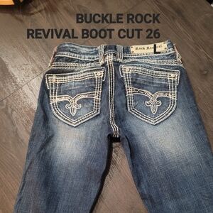 Buckle Women's Blue Boot Cut Jeans